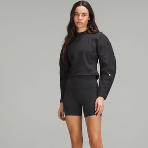 Ribbed luxtreme wide sleeve pull over